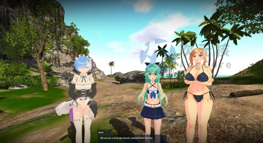 【3D互动/动态CG】R-LIFE~和蕾姆一起荒岛求生V0.8.5f fix+攻略【4.3G】