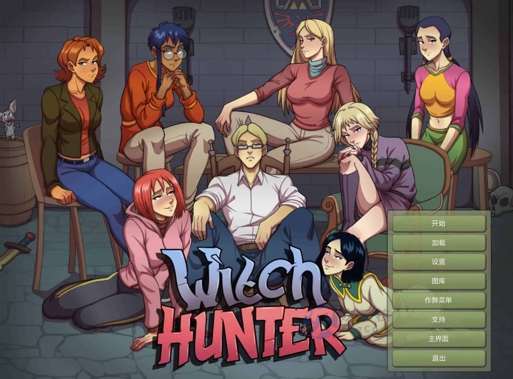 【PC/2D/SLG/汉化】女巫猎人 Witch Hunter V0.23.2 精翻汉化作弊版+全回想【4.7G】