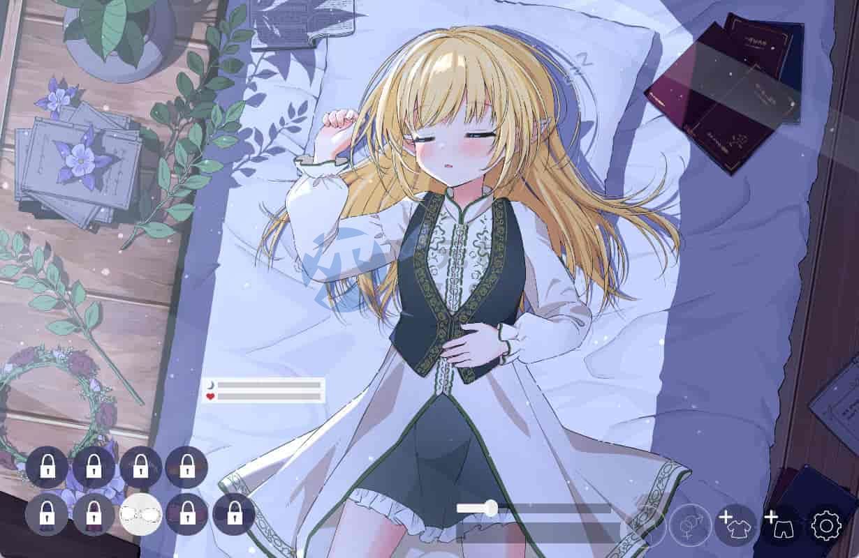 [互动SLG] 触摸幻想 喜欢书的精灵的未知之夜（おさわりファンタジー本好きエルフの知らない夜）V1.0 DL机翻