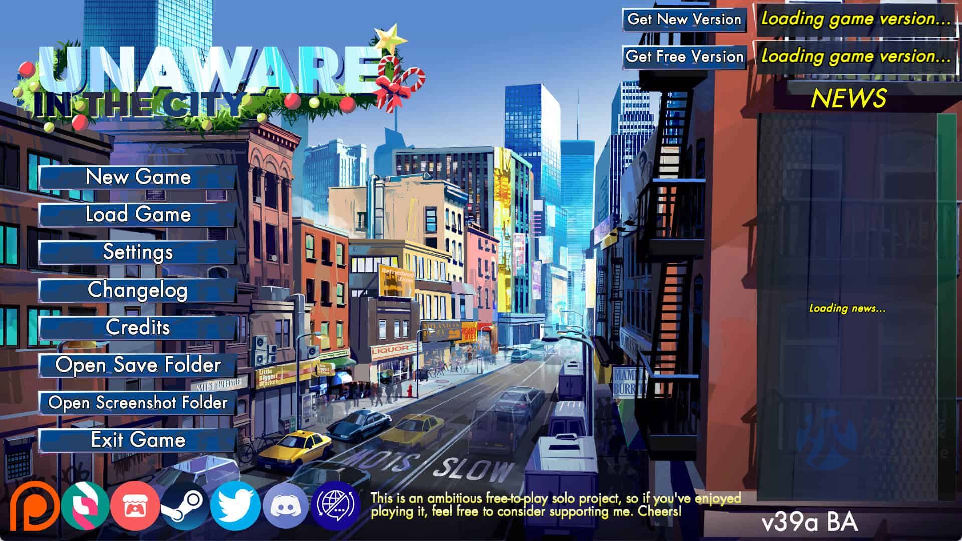 [沙盒SLG/NTR] 城市中的无意识者（Unaware in the City）V39a PC+安卓 机翻汉化