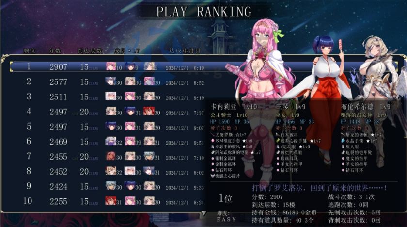 [RPG/汉化/肉鸽]罗艾洛尔的幻淫城 挂载AI汉化版+存档[新汉化] （ロエロールの幻淫城）