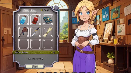 【欧美SLG/汉化/动态】NPC 故事：店主v0.45 AI版【PC+安卓/更新】NPC Tales: The Shopkeeper [v0.45]