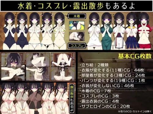 [SLG/汉化/PC/换装/背德]佐谷霞没有你就活不下去。v1.0.8+存档