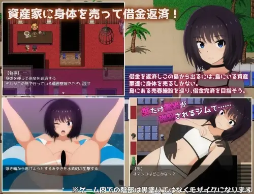 [RPG/汉化/PC/特癖/调教]负债孤岛生活～无力偿还债务的我资产家们的玩具～ v1.0.1